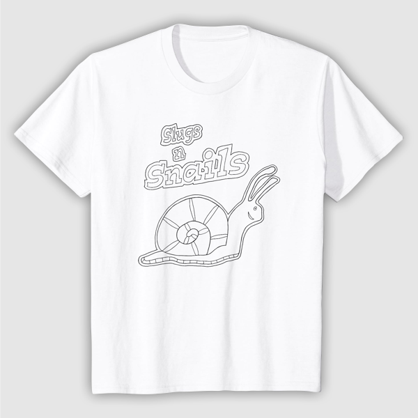 T-Shirt Coloring: Slugs and Snails (Kids)