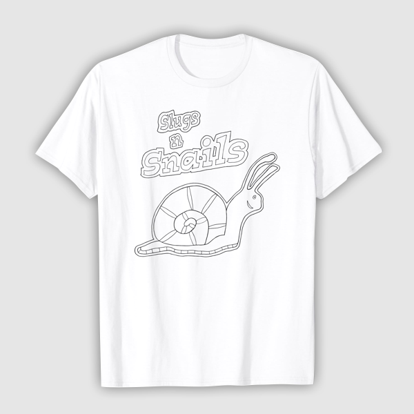 T-Shirt Coloring: Snail (Mens Edition)