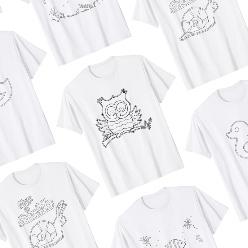 T-shirt Colouring Animals & Insects